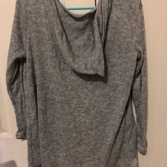 plain grey cardigan - Picture 2 of 2